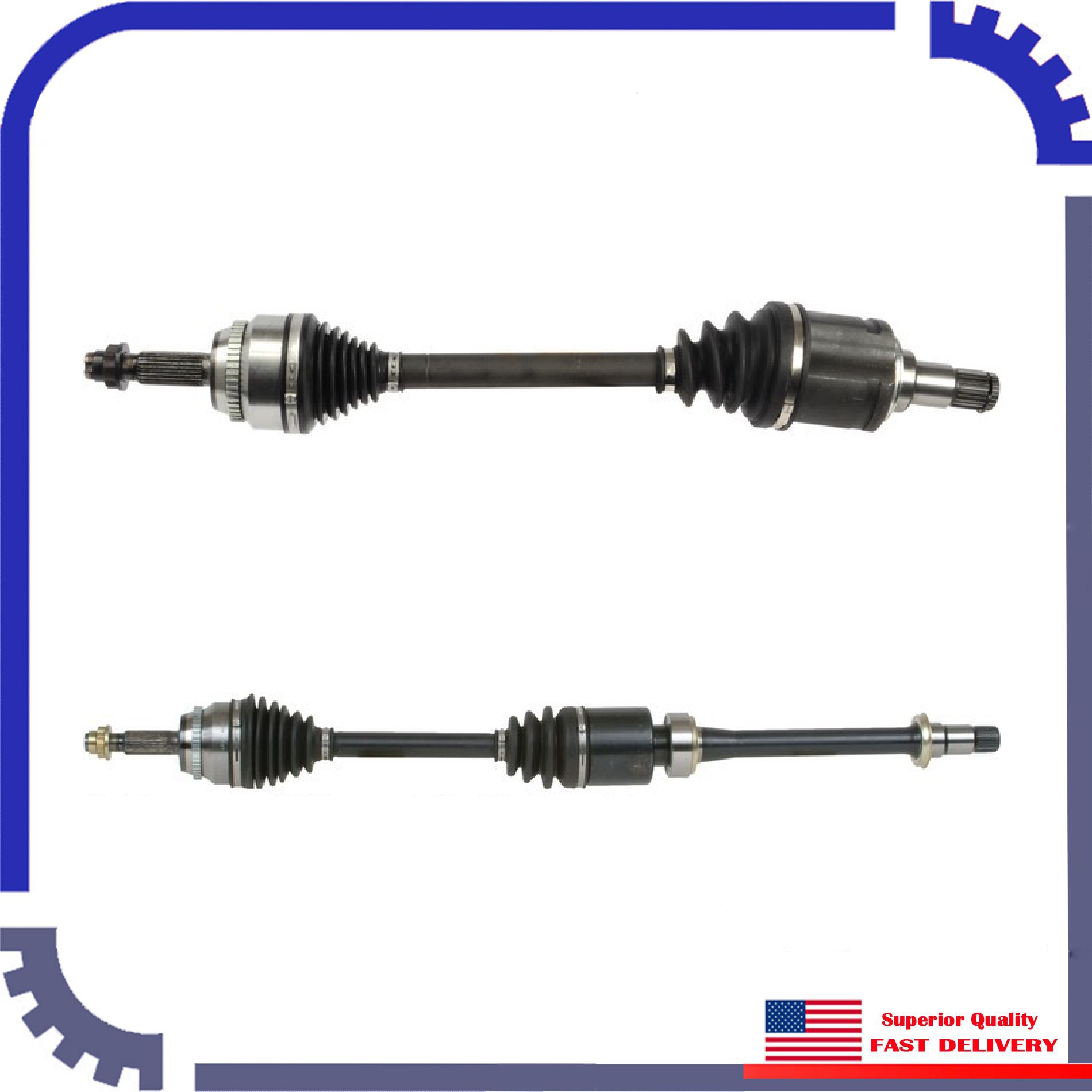 Brand New CV Axle Shaft Front Left & Right For 20042006 Toyota Camry XLE 2Pcs eBay