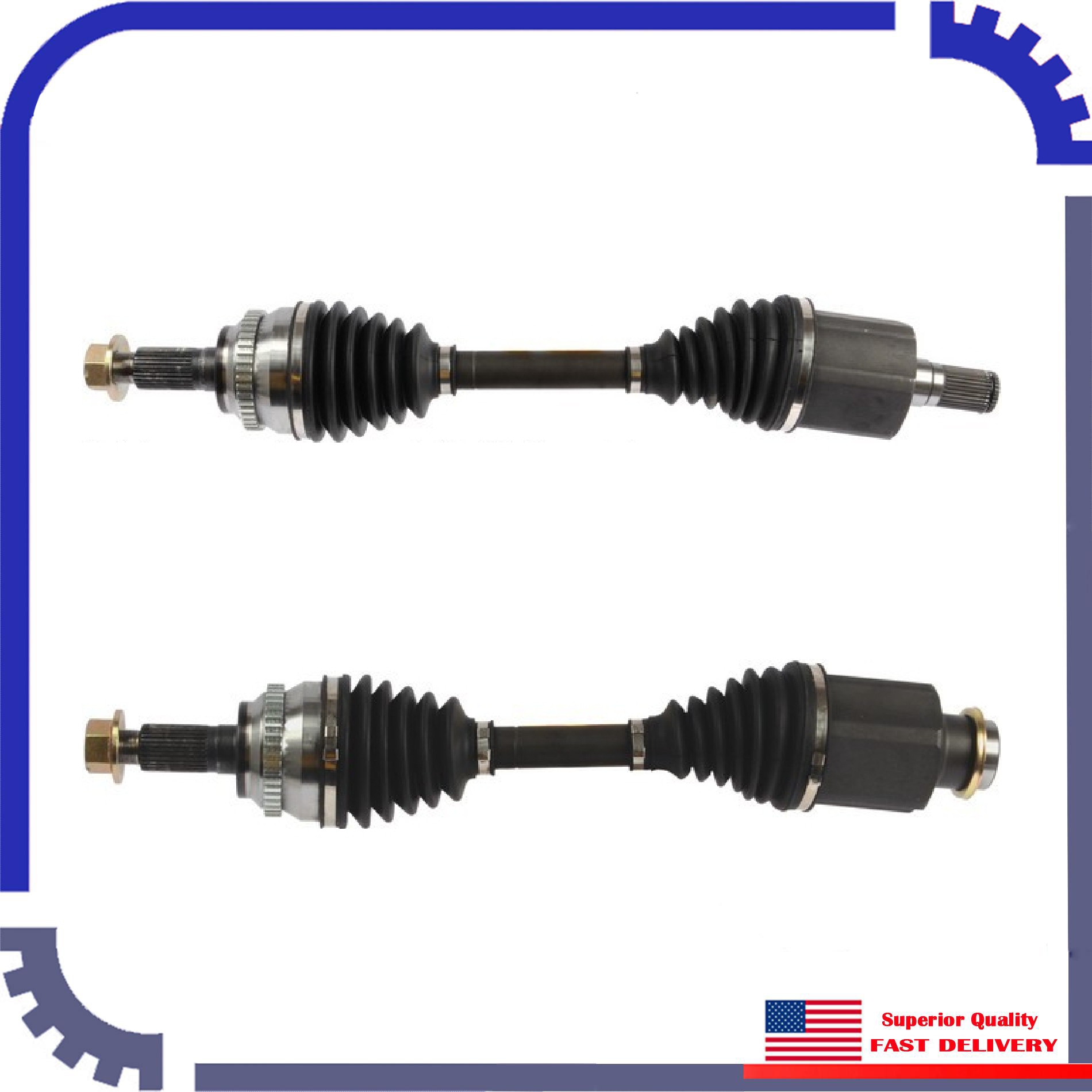 2Pcs Brand New CV Axle Shaft Front Left & Right For 20072008 Mazda CX