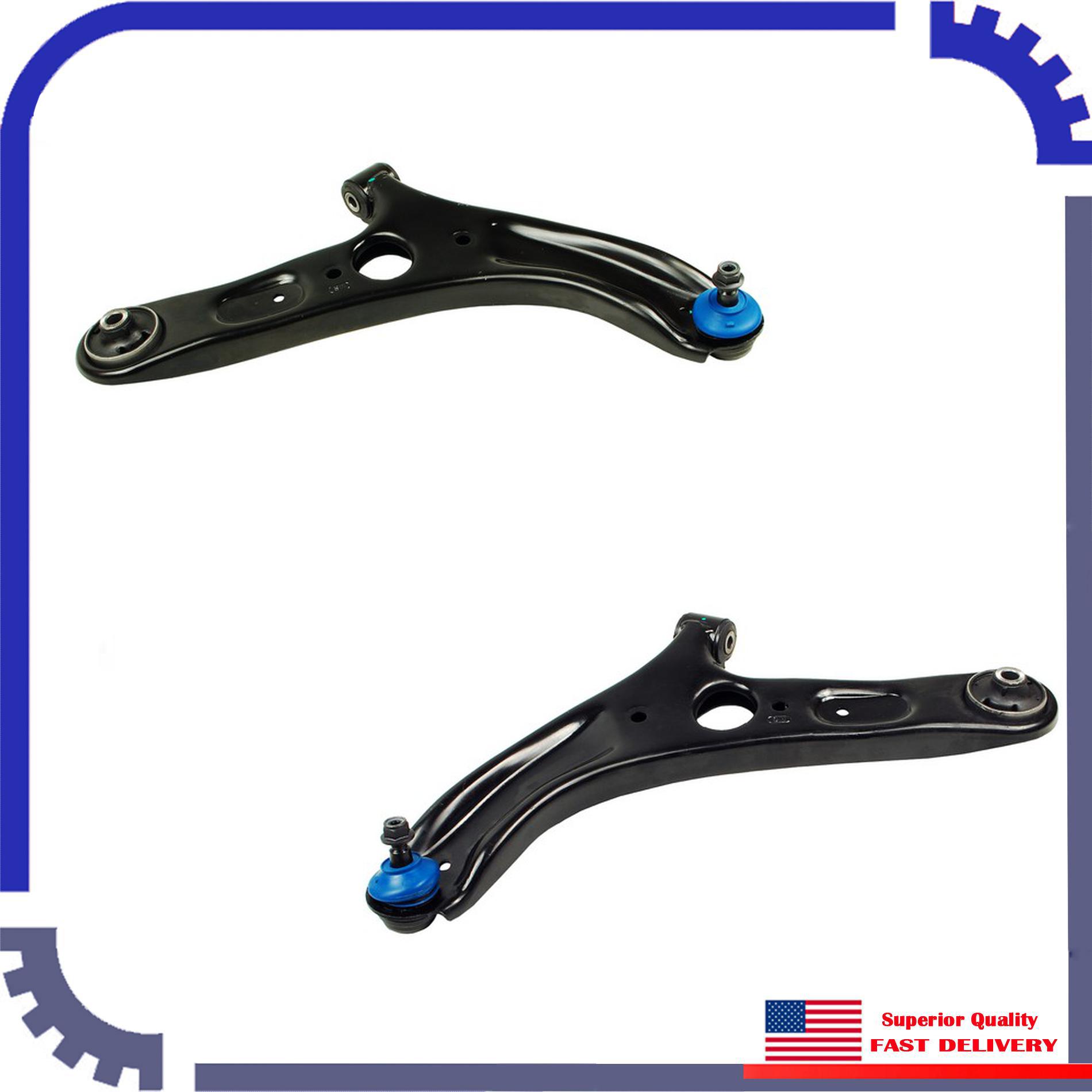 2Pcs New Control Arm Front Left&Right Lower Fits 20142016 Kia Forte