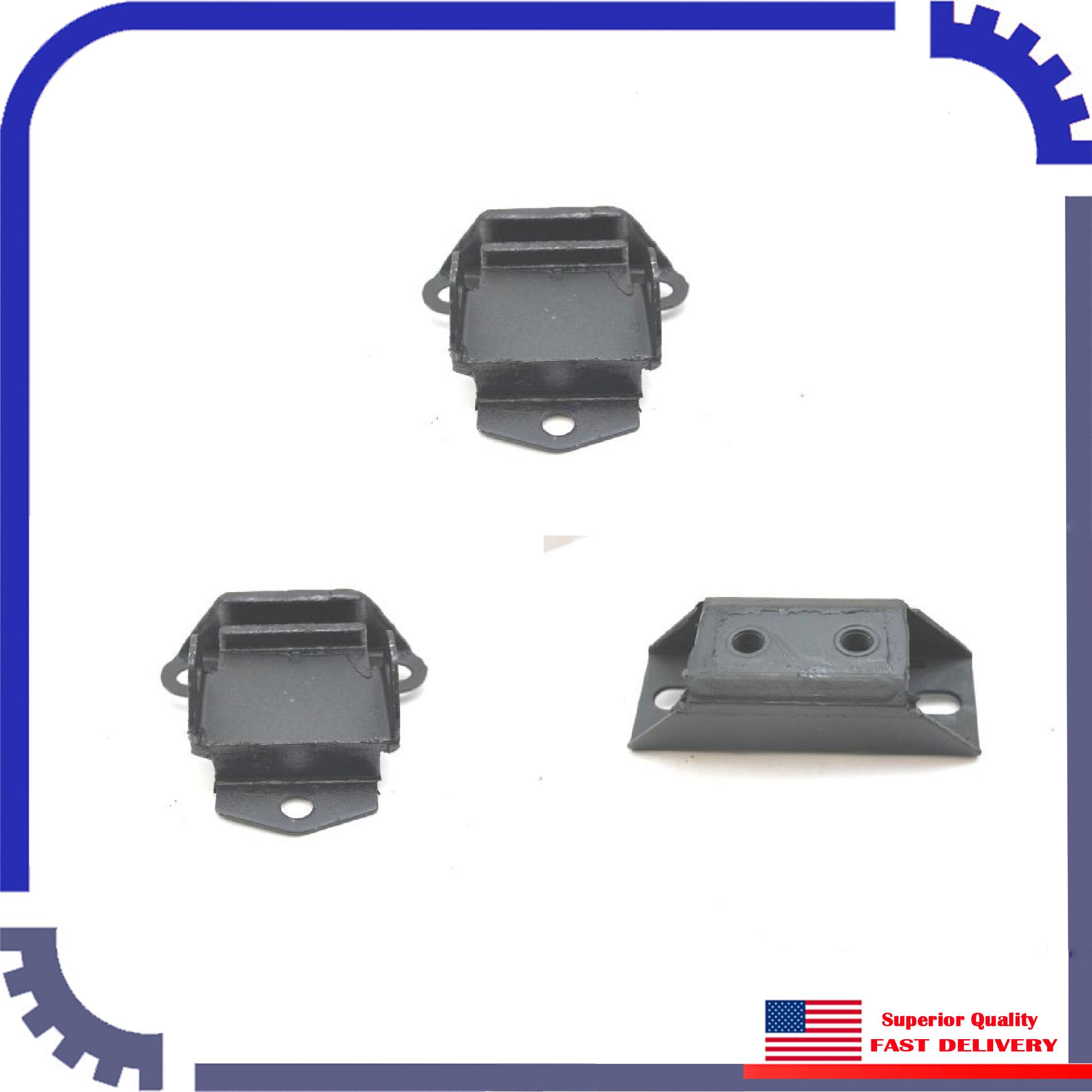 Brand New DEA Engine Motor Mount Set Of 3 Fits 1965-1967 Chevrolet Impala Base