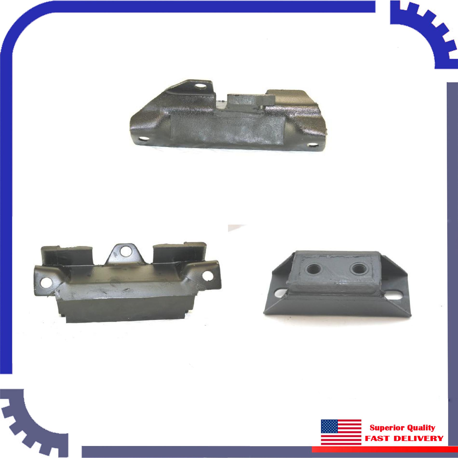 Brand New DEA Engine Motor Mount Set 3pcs For 1975-1977 Pontiac Firebird Base