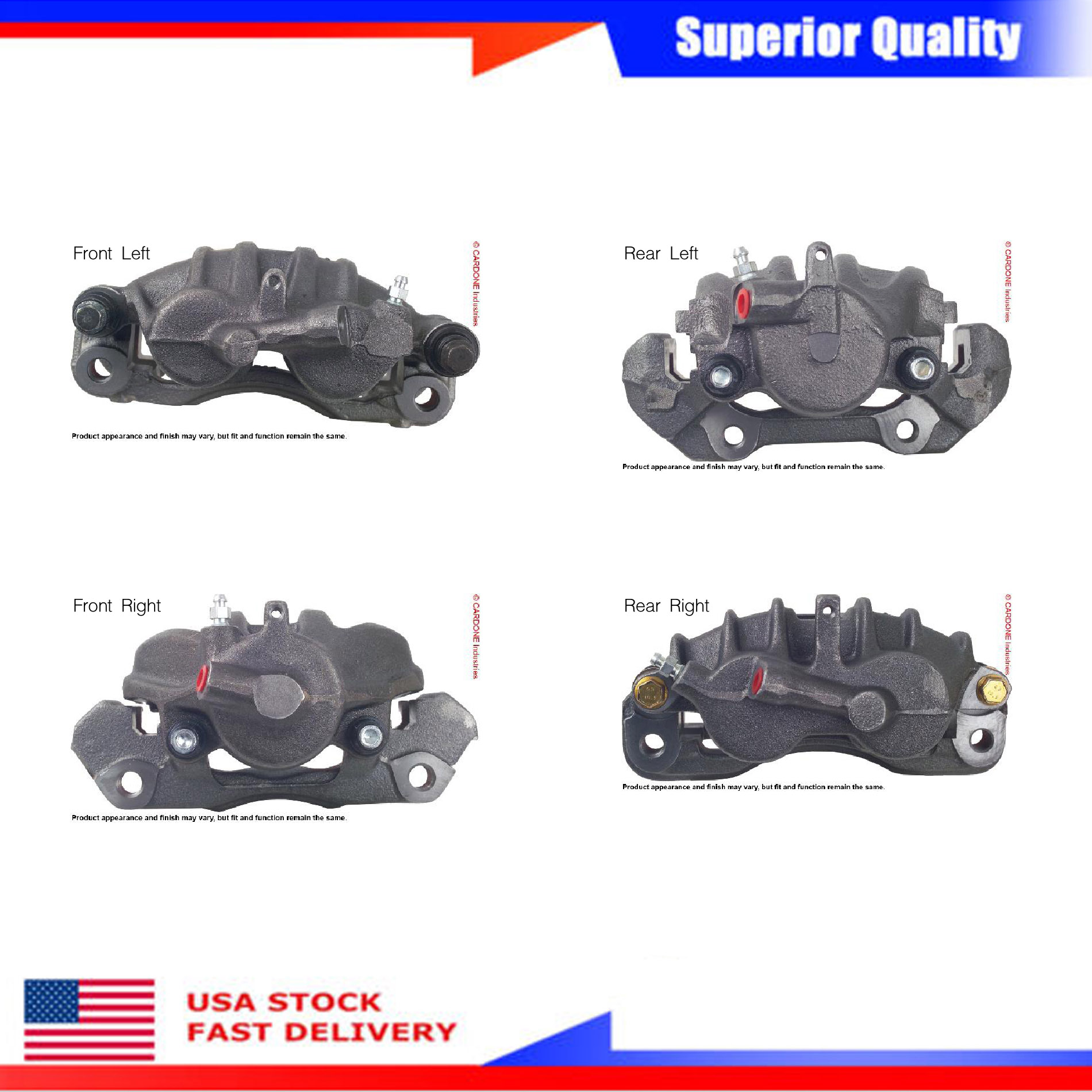 Brake Caliper new For Front Rear 0506 Freightliner Sprinter 2500 Base