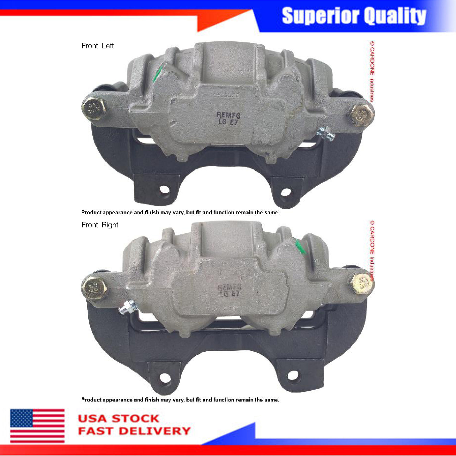 2PCs Brake Caliper NEW For Front Left Right 06 0810 Dodge Charger R/T