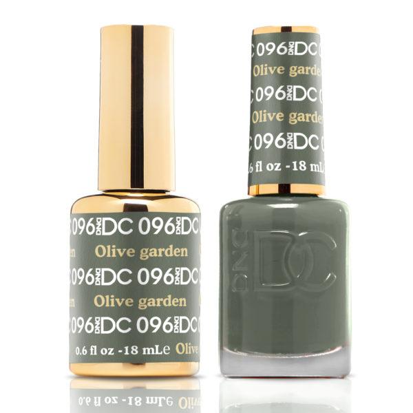 Details about DND DC Soak Off Gel Polish + Matching Nail Polish Duo 96 Olive Garden