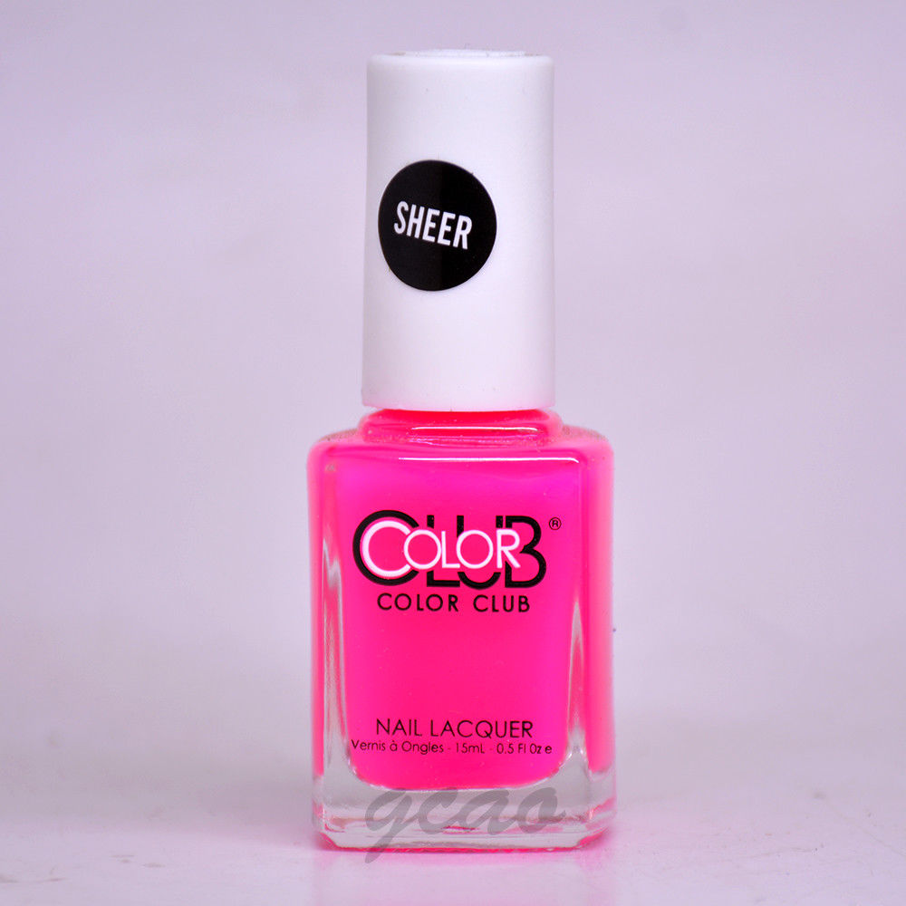 Color Club Nail Polish Lacquer Sheer Shade ANR14 TUBE TOP eBay