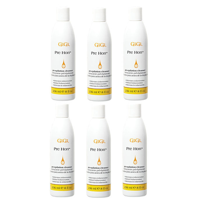 Gigi Pre Hon Cleanser Hair Waxing Minimizes Inflammation 8 oz (6 pieces) eBay