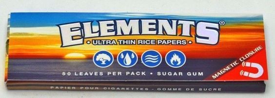 ELEMENTS 1 1/4 Size Ultra Thin Rolling Papers – 25 Pack – Made In Spain