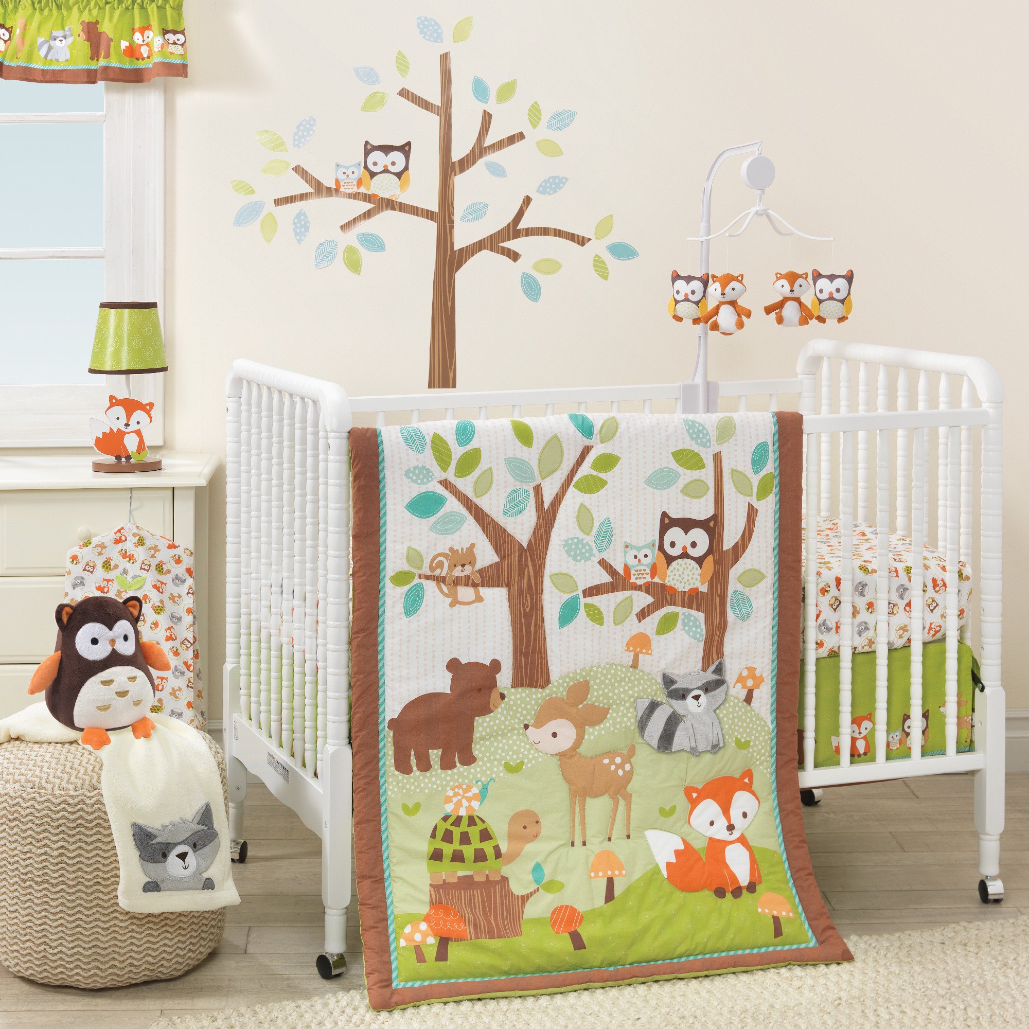 lambs and ivy 4 piece crib set