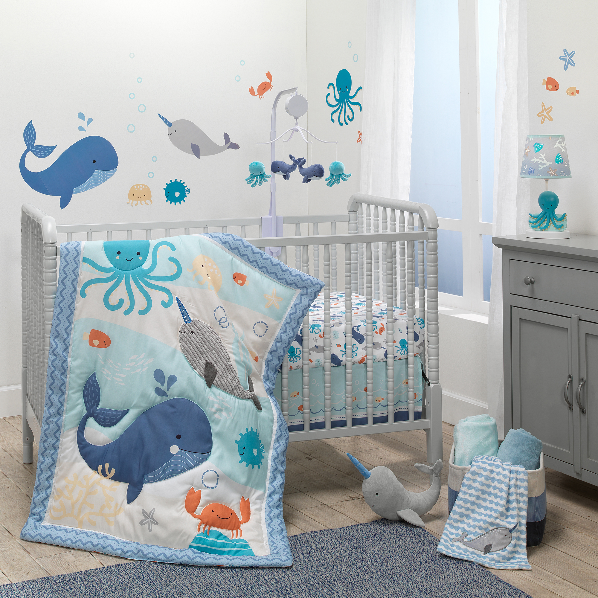 ocean themed nursery bedding