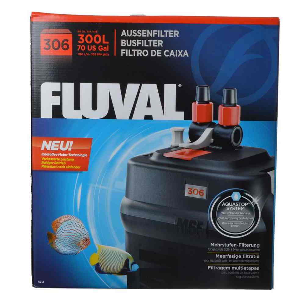 Fluval External Canister Filters Series 6 306 (303 GPH Up to 70