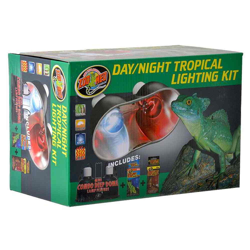 Zoo Med Day & Night Tropical Lighting Kit Combo Pack eBay