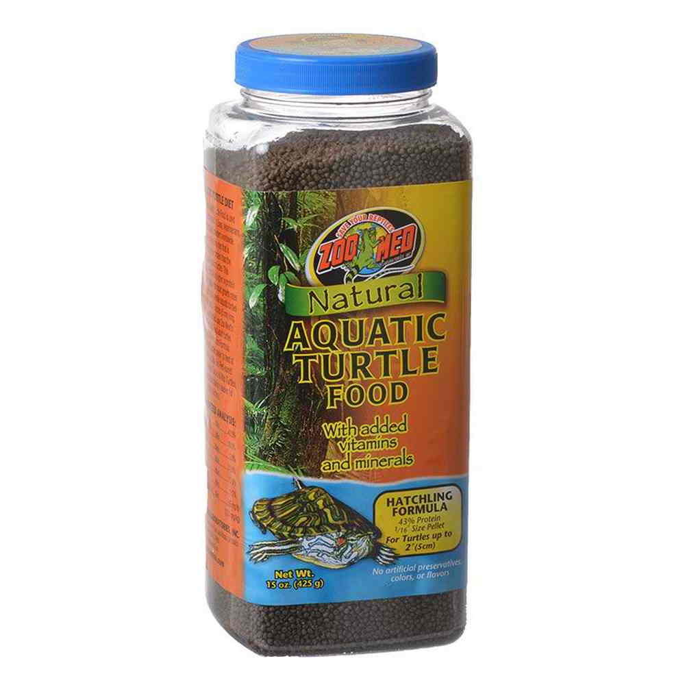 Zoo Med Natural Aquatic Turtle Food Hatchling Formula (Pellets) 15 oz
