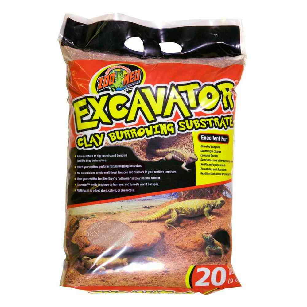 Zoo Med Excavator Clay Burrowing Reptile Substrate 20 lb Bag
