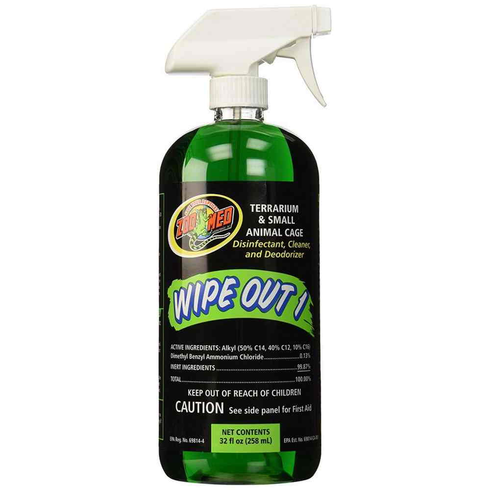 Zoo Med Wipe Out 1 Small Animal & Reptile Terrarium Cleaner 32 oz eBay
