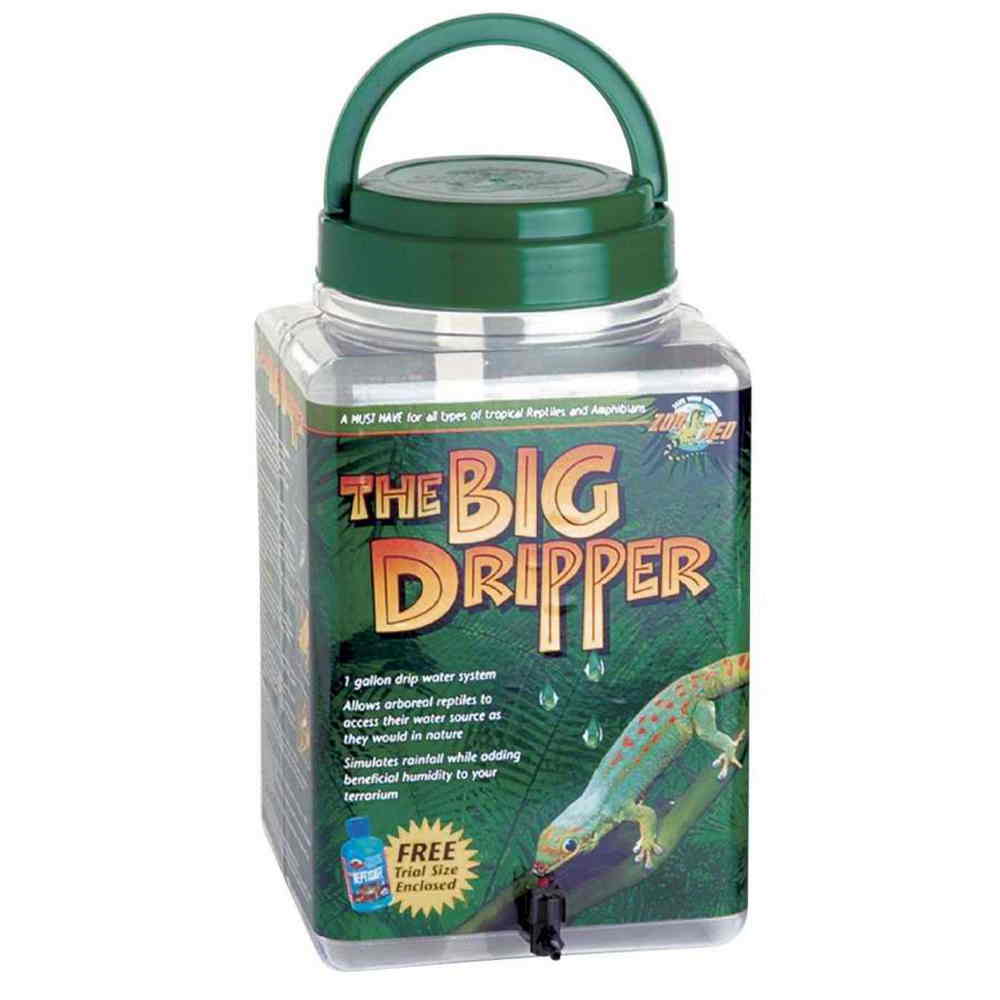 Zoo Med The Big Dripper System 1 Gallon Drip Water eBay