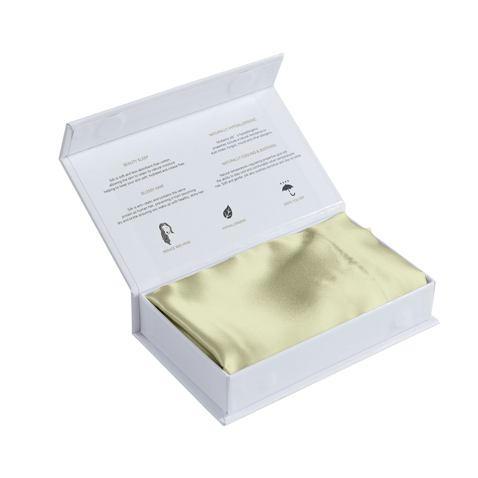 Royal Comfort Mulberry Soft Silk Luxurious Hypoallergenic Pillowcase Twin Pack - Picture 110 of 144