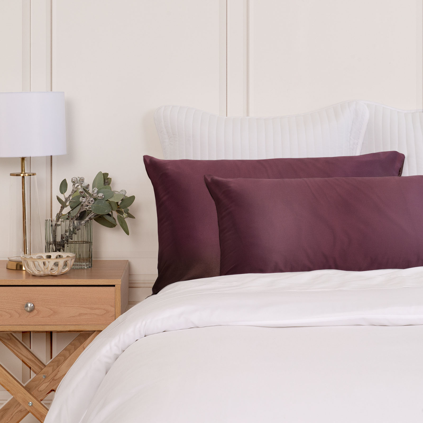 Royal Comfort Mulberry Soft Silk Luxurious Hypoallergenic Pillowcase Twin Pack - Picture 76 of 144