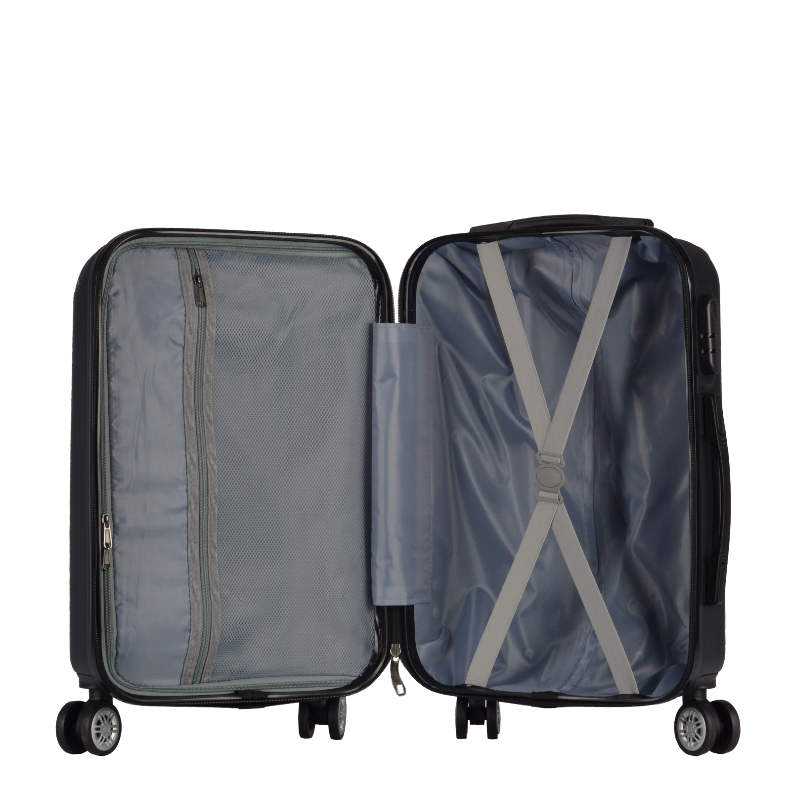 milano abs luxury shockproof luggage