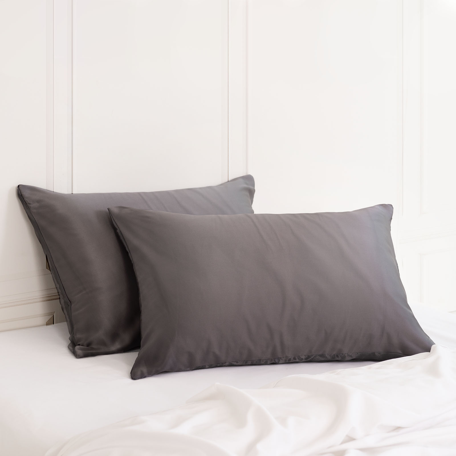 Royal Comfort Mulberry Soft Silk Luxurious Hypoallergenic Pillowcase Twin Pack - Picture 45 of 144