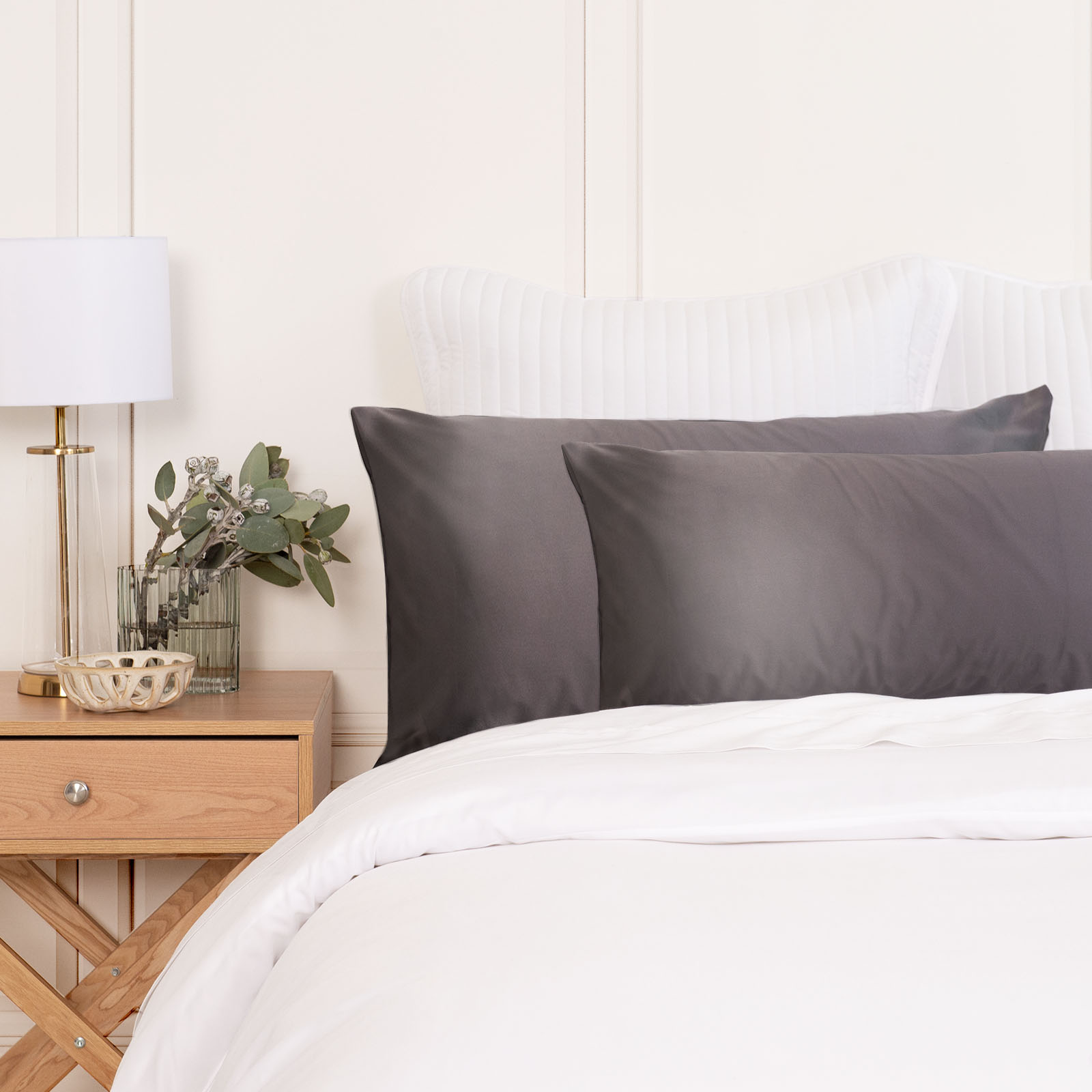 Royal Comfort Mulberry Soft Silk Luxurious Hypoallergenic Pillowcase Twin Pack - Picture 42 of 144