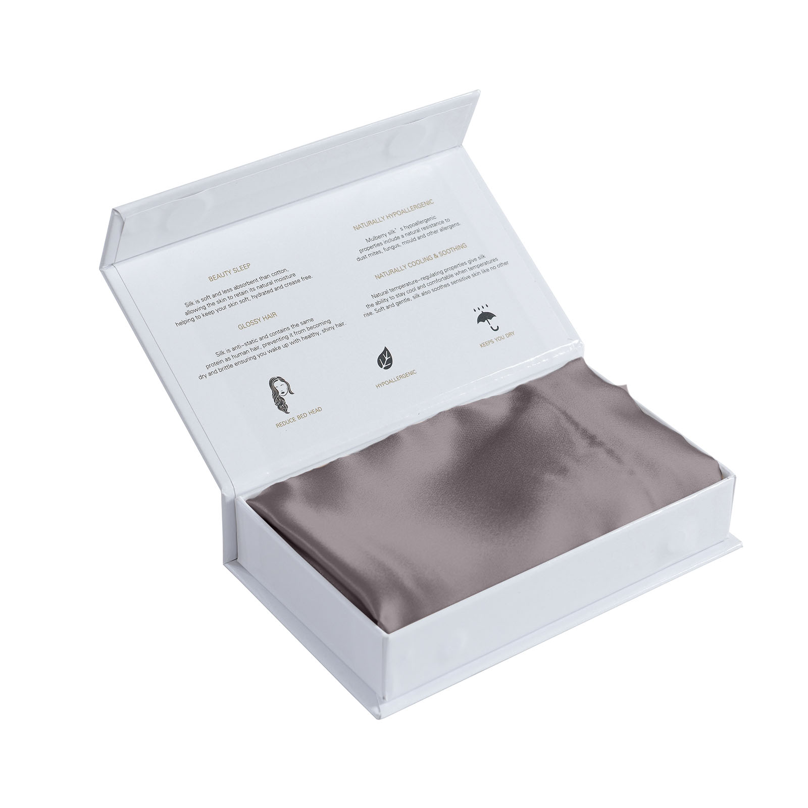 Royal Comfort Mulberry Soft Silk Luxurious Hypoallergenic Pillowcase Twin Pack - Picture 46 of 144