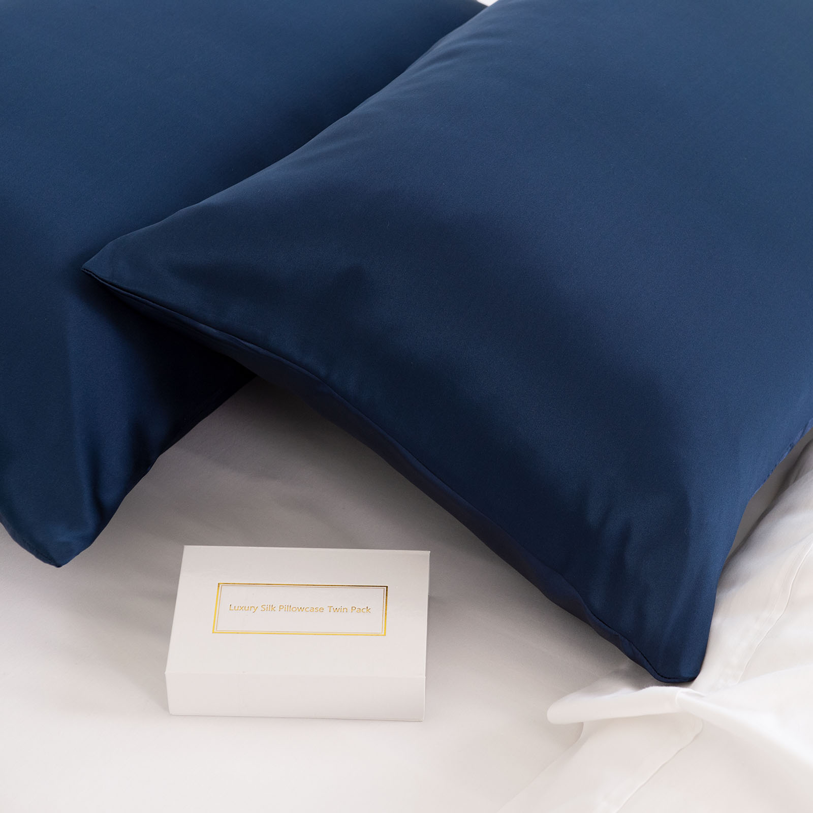 Royal Comfort Mulberry Soft Silk Luxurious Hypoallergenic Pillowcase Twin Pack - Picture 98 of 144