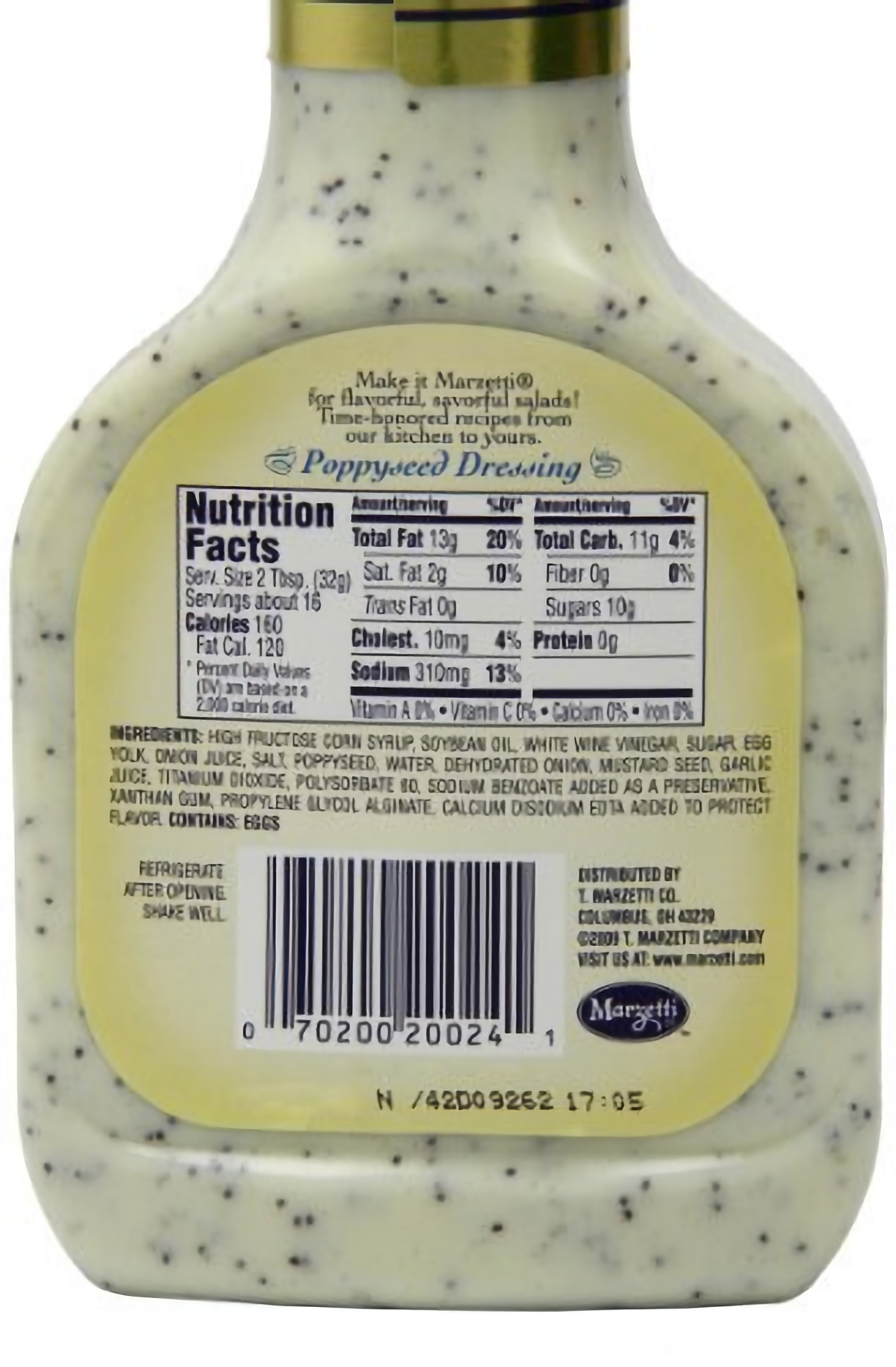 Marzetti Dressings, Poppyseed, 16 Ounce (Pack of 6) 4