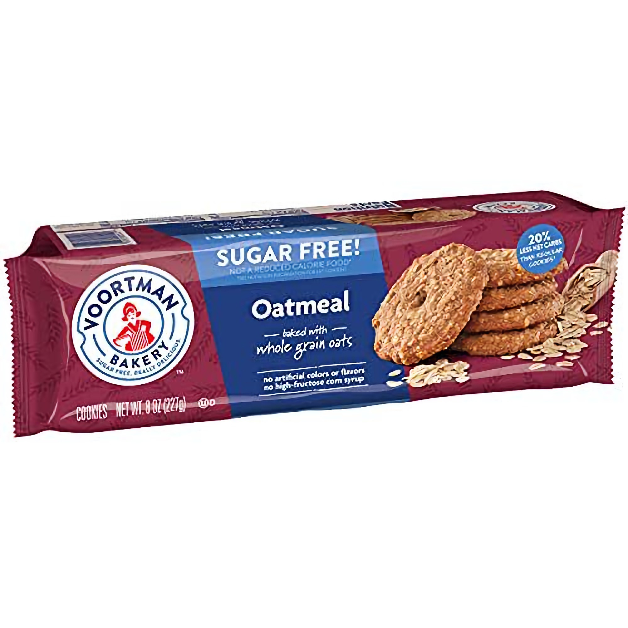 Voortman Bakery Sugar Free Oatmeal Cookies, Pack of 12 5