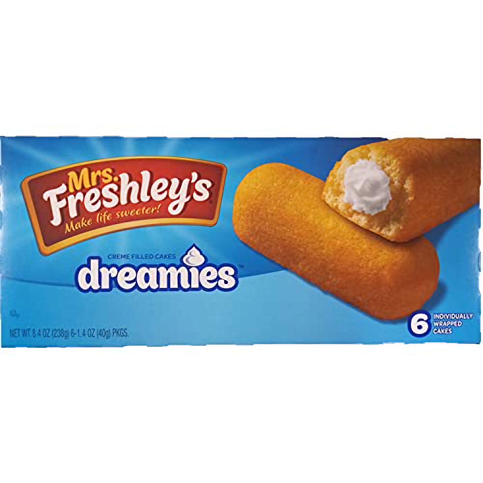 Mrs. Freshley's Cream Filled Dreamies Snack Cakes | Pack of 3 (18 Total Dreamies) 5