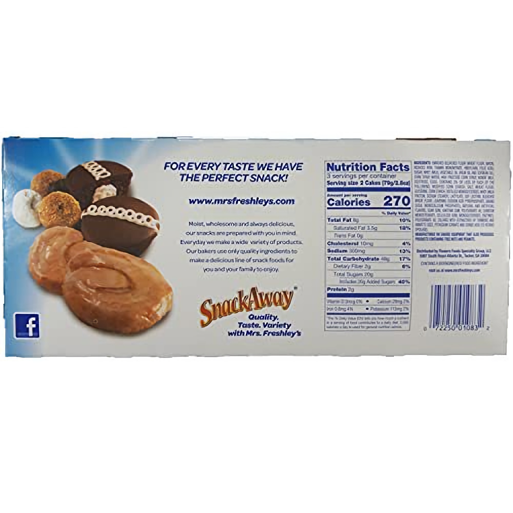 Mrs. Freshley's Cream Filled Dreamies Snack Cakes | Pack of 3 (18 Total Dreamies) 6
