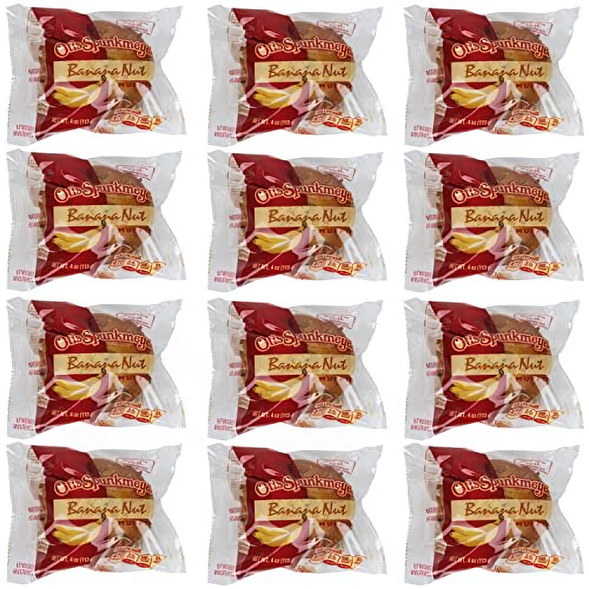 Individually Wrapped Banana Nut Muffins by Otis Spunkmeyer | 4 Ounce | Pack of 12 3