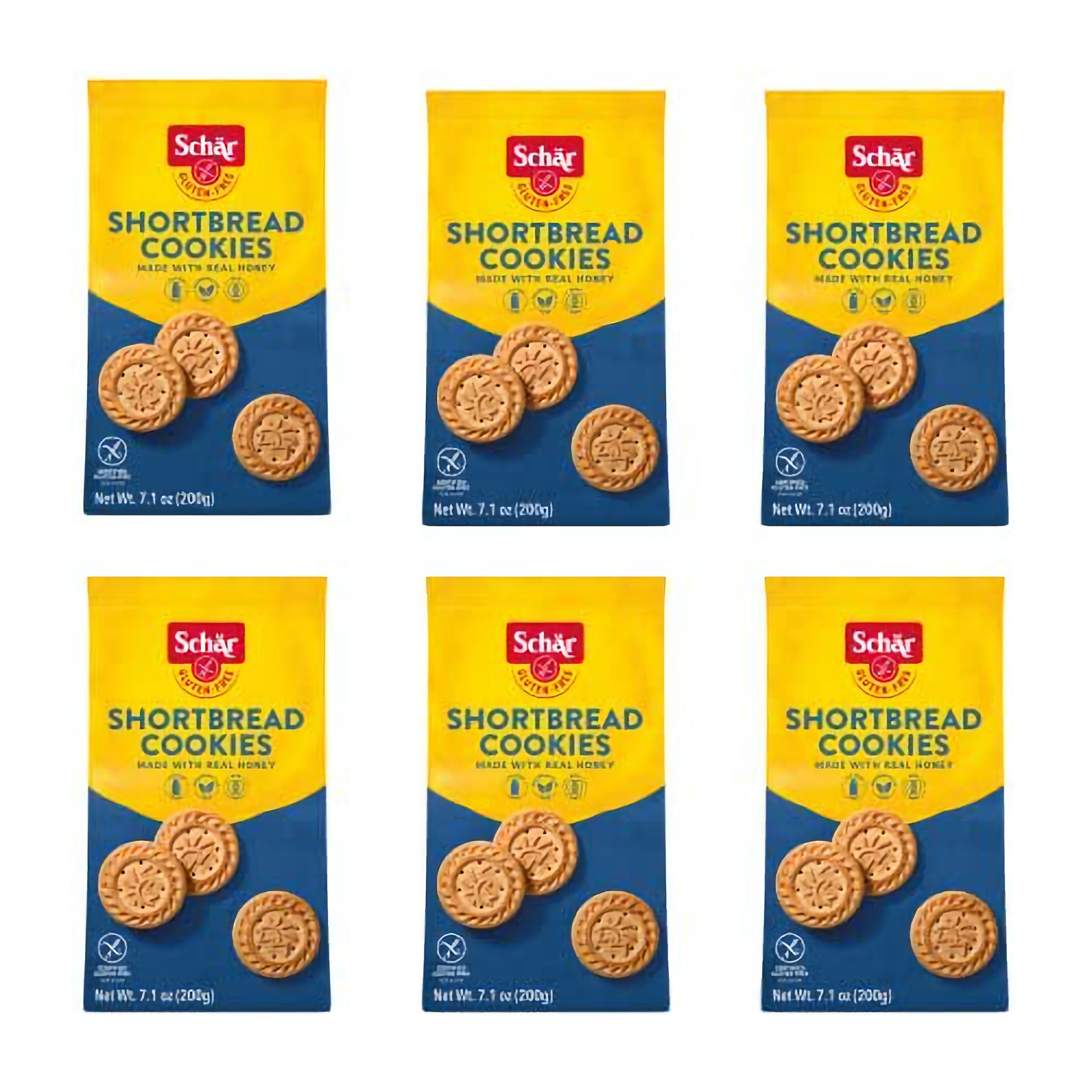 Schar Gluten Free Shortbread Cookies, 7 oz., 6-Pack 2