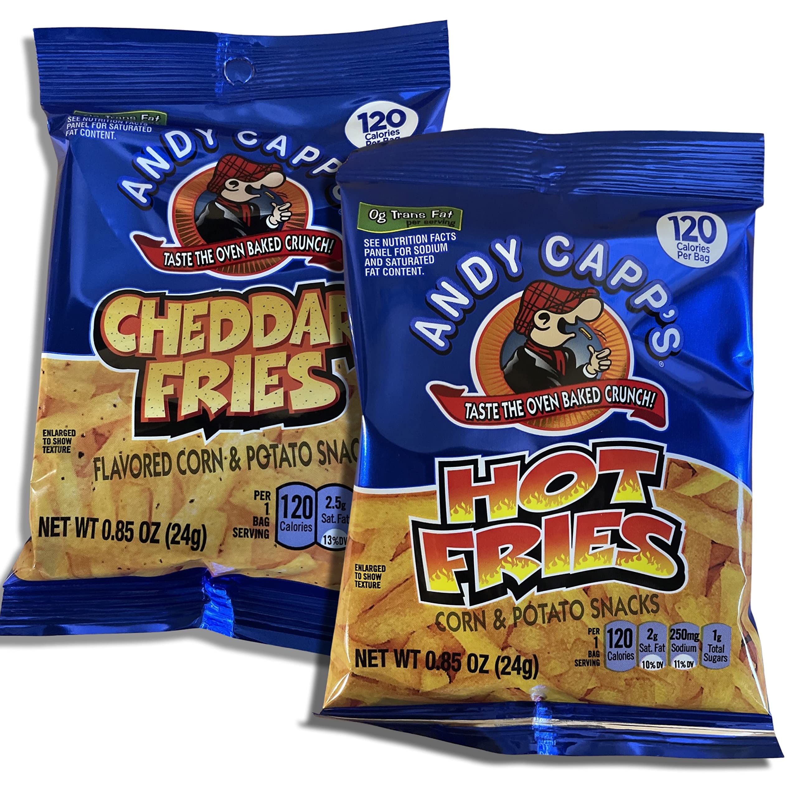 Cheddar Fries Snacks Value Pack   120 Calorie Packs | 24 Bags 3