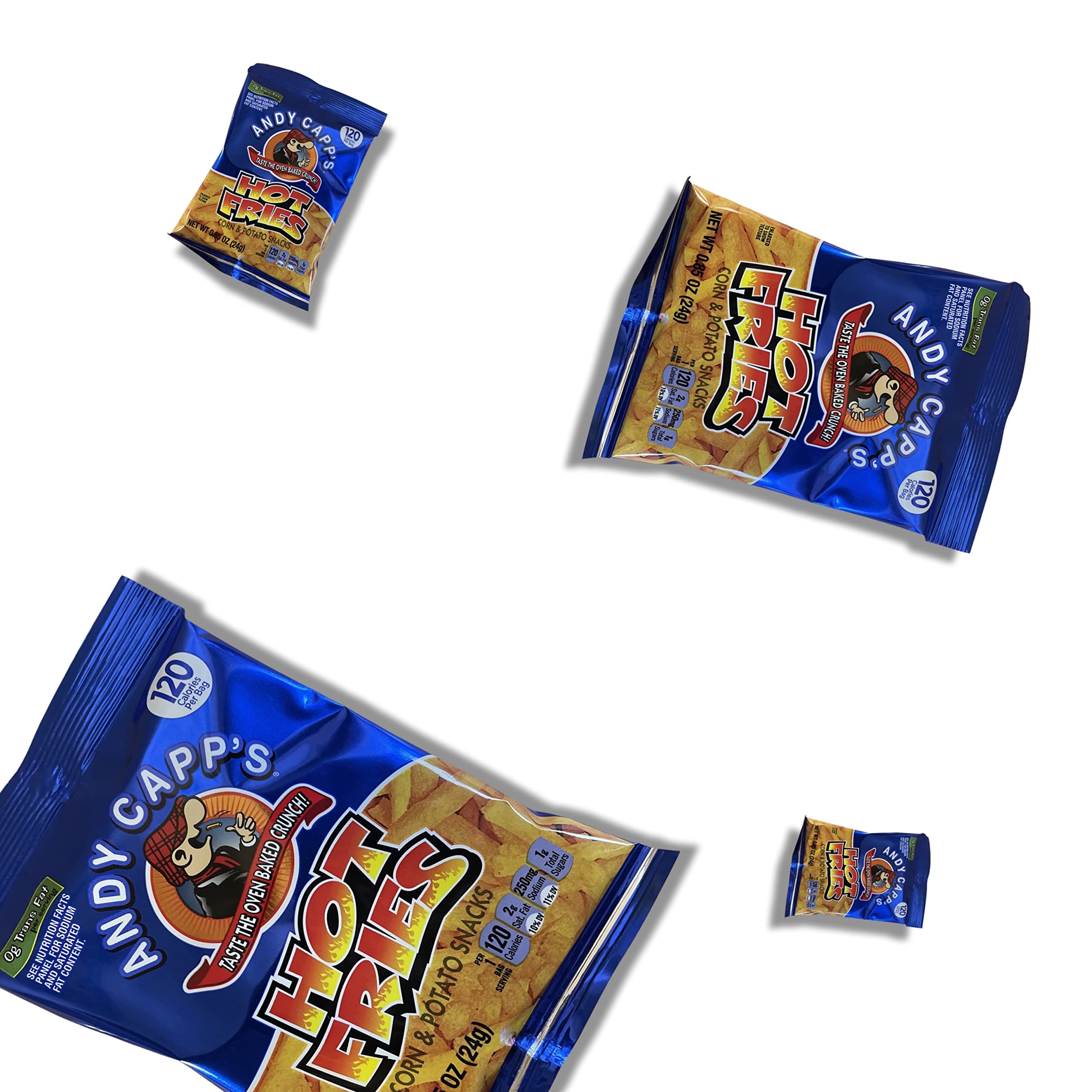 Hot and Cheddar Fries Snacks Value Pack   120 Calorie Packs | 24 Bags 3