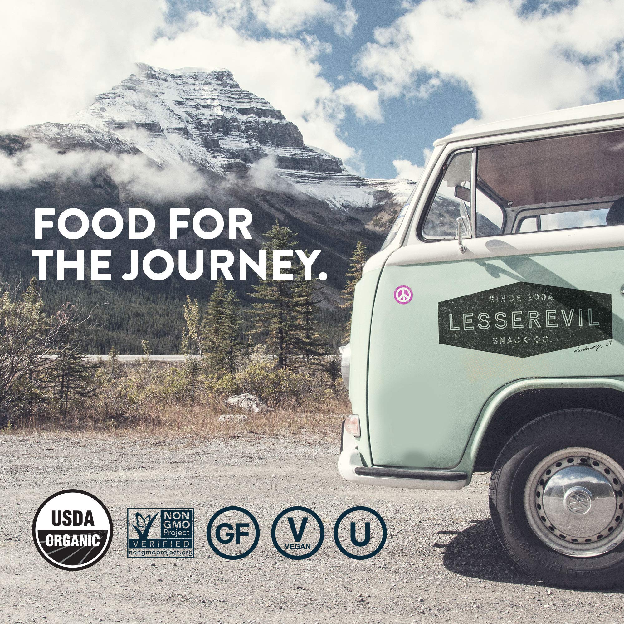 LesserEvil Organic Popcorn, Himalayan Gold, Organic Coconut Oil, .88 Ounce, 18 Count 4