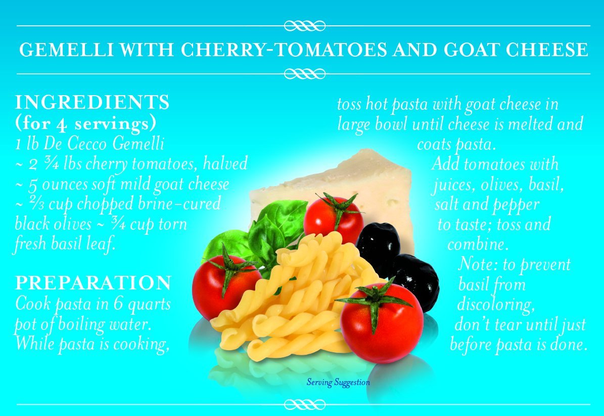 De Cecco Semolina Pasta, Gemelli No.97, 5 Pound (Pack of 4) 4