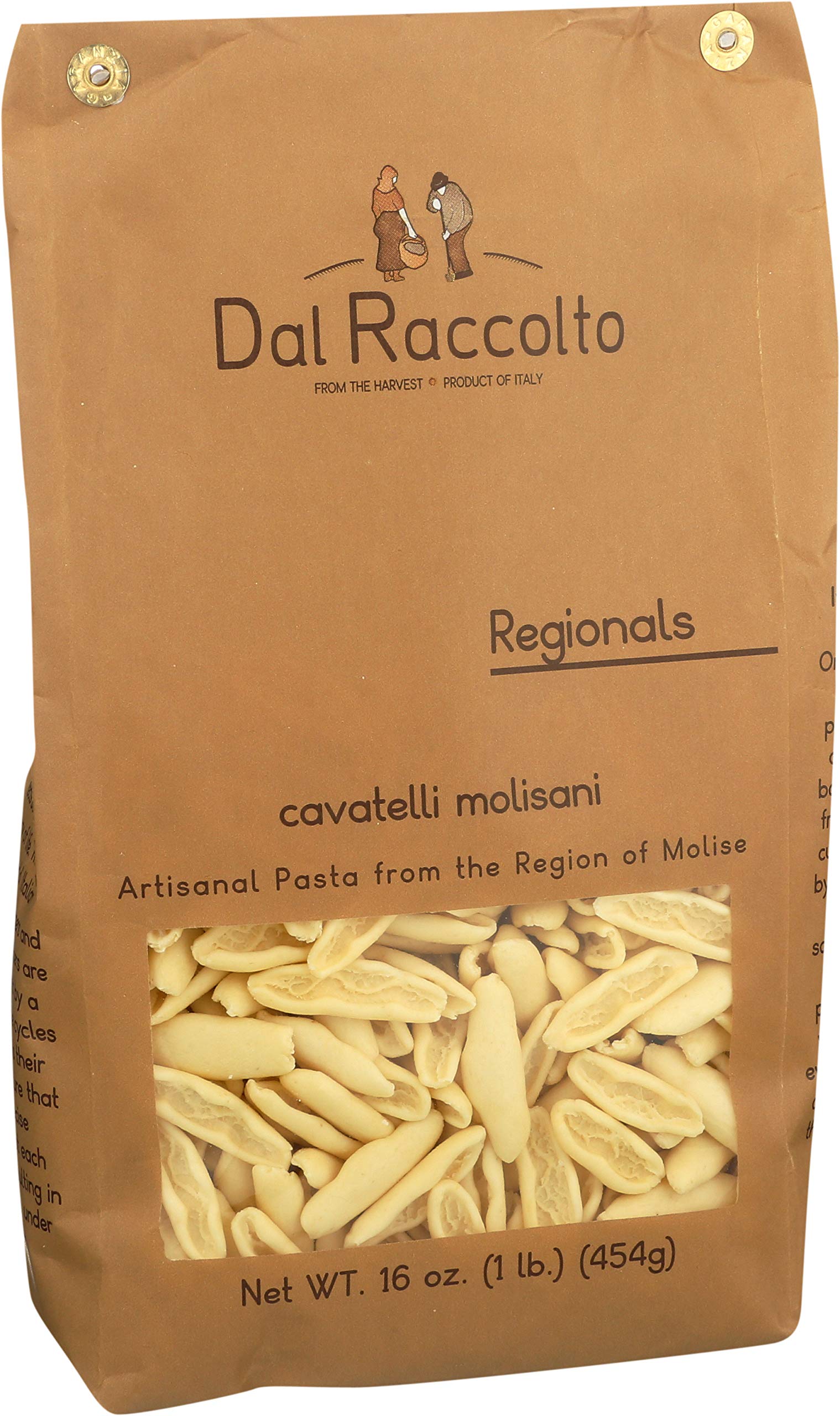 Dal Raccolto Cavatelli Pasta, 1 lb (Pack of 4), 64 oz 3