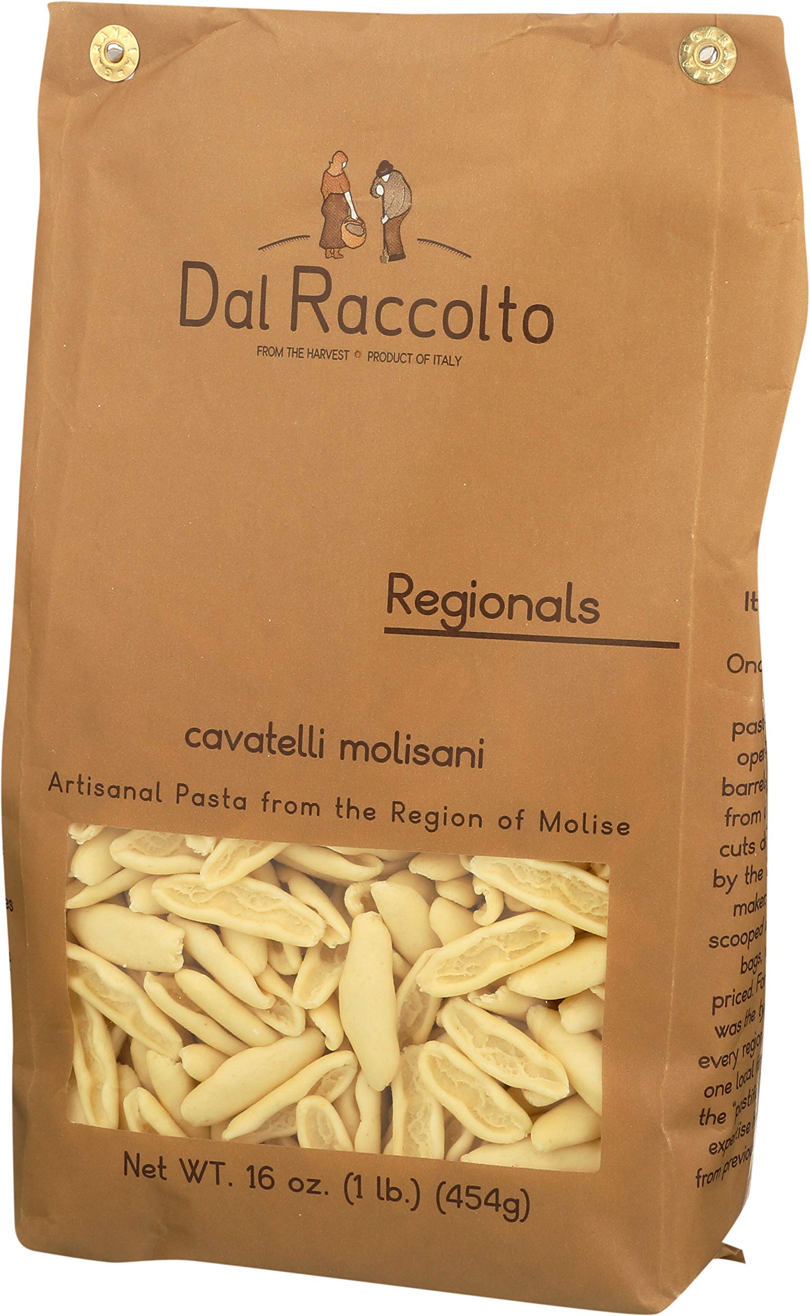 Dal Raccolto Cavatelli Pasta, 1 lb (Pack of 4), 64 oz 4
