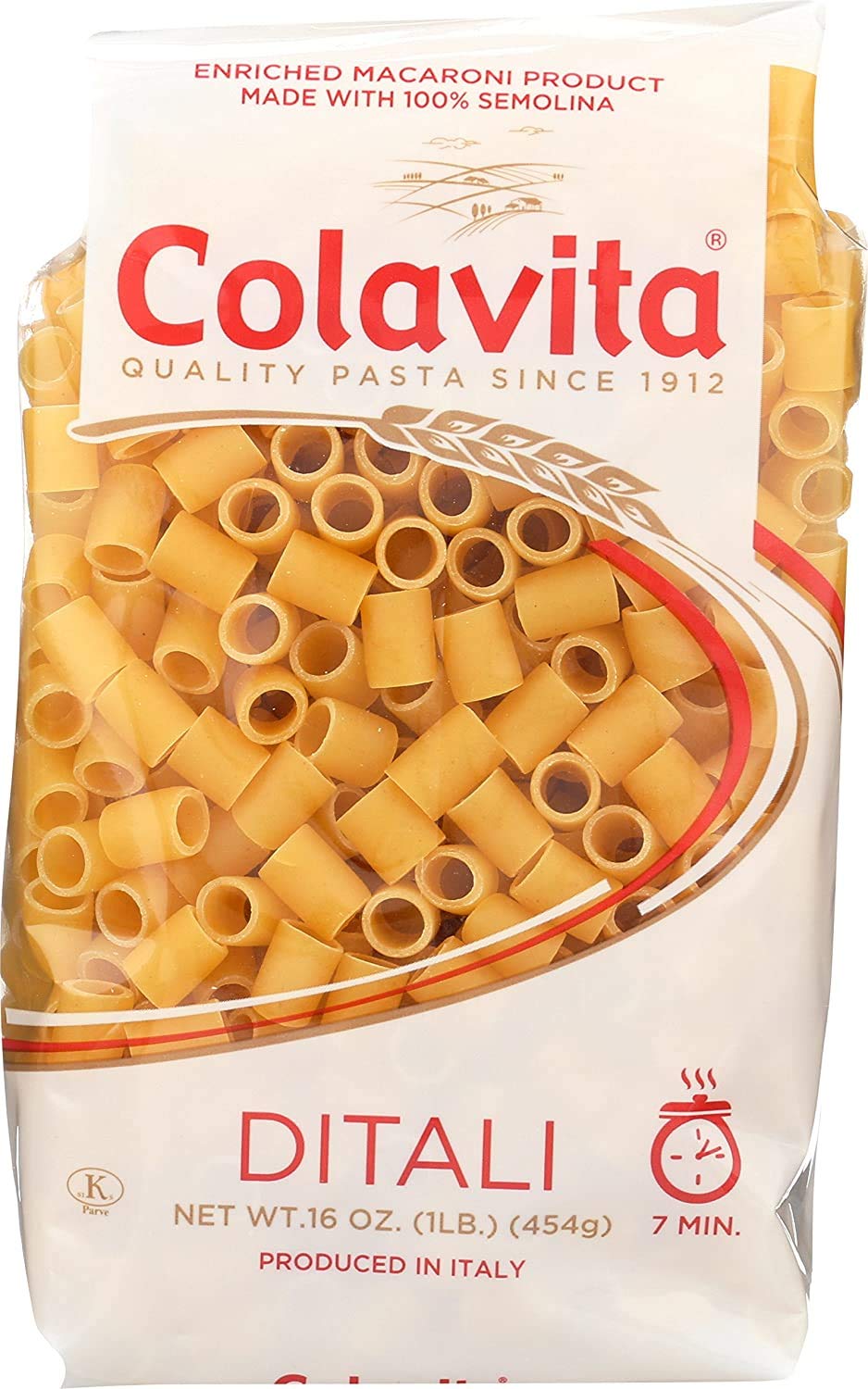 Colavita Pasta, Ditali, 16 Ounce (Pack of 4) 2