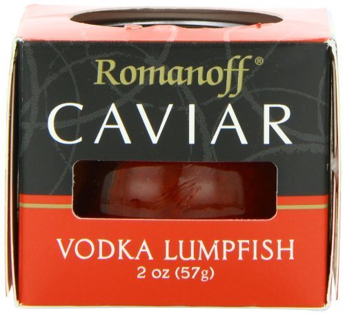 Romanoff Caviar Vodka Red Lumpfish Caviar 2-Ounce Jars (Pack Of 12) - Pack Of 12