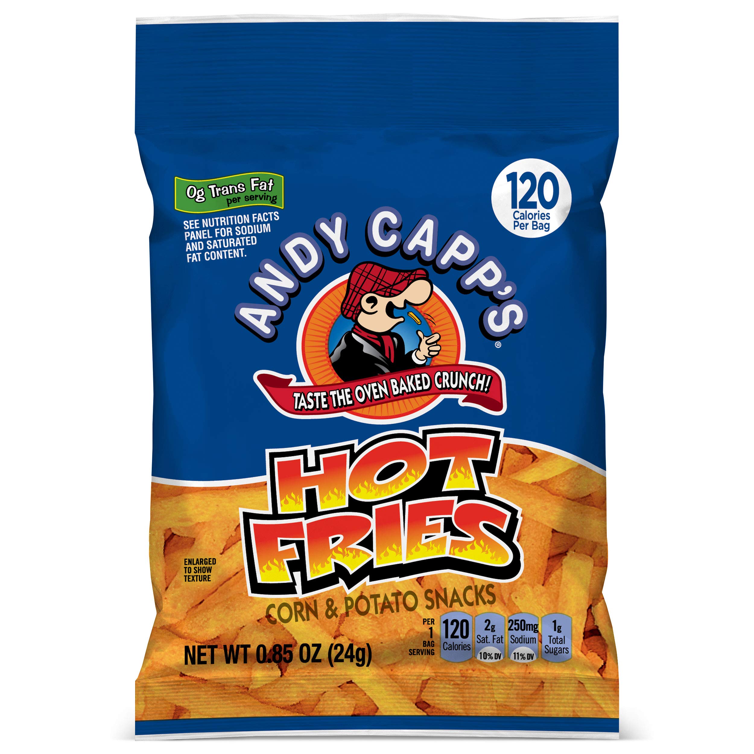 Andy Capp's Hot Fries, 0.85 oz, 72 Pack 2
