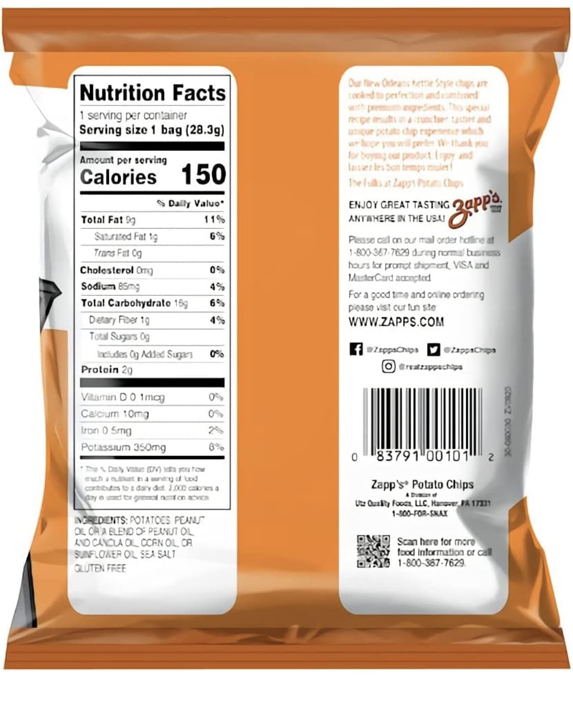 New Orleans Kettle Potato Chips   (Voodoo, 20 Bags) 5