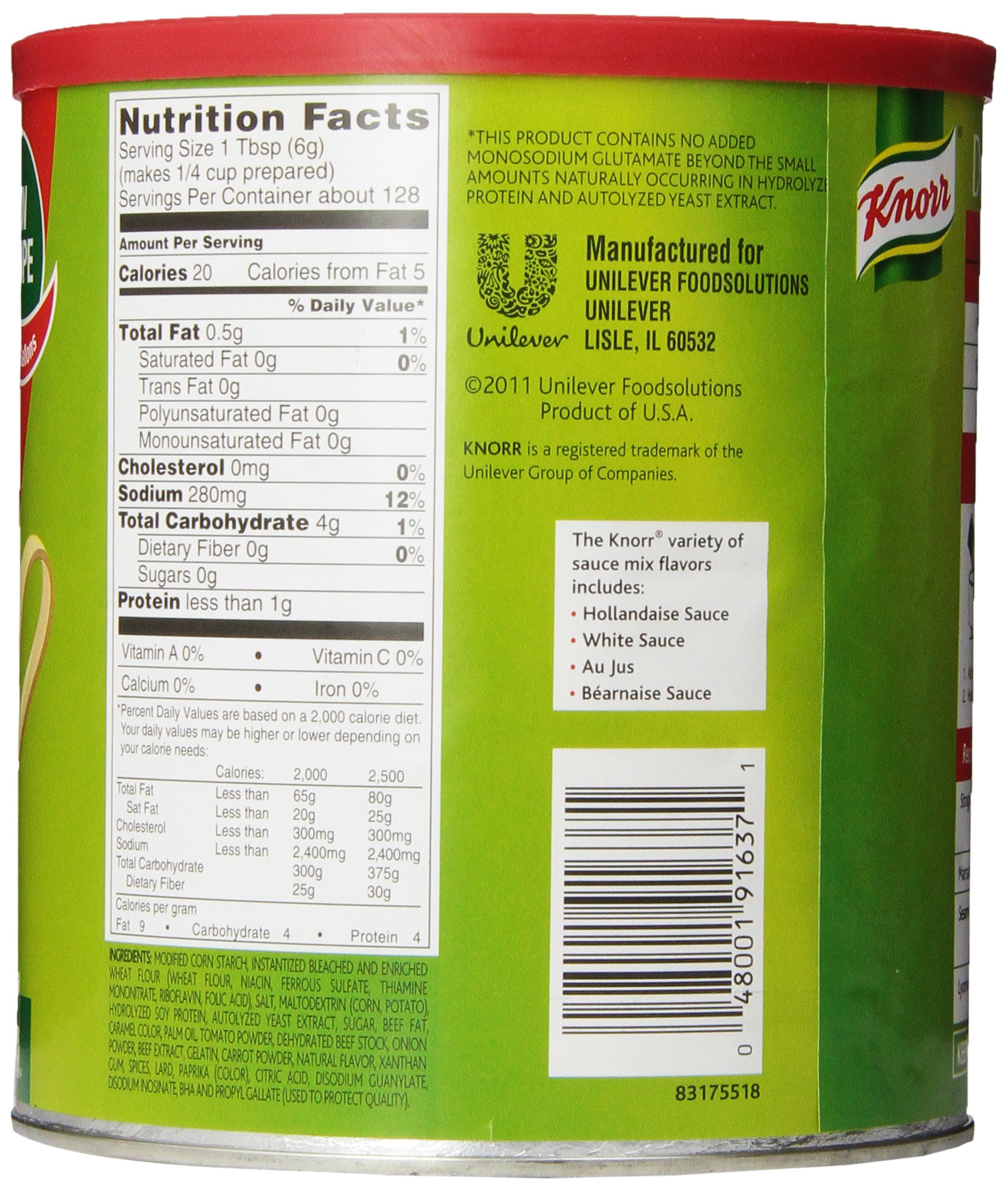 Knorr Demi-Glace Sauce Mix, 28 Ounce Canister 4