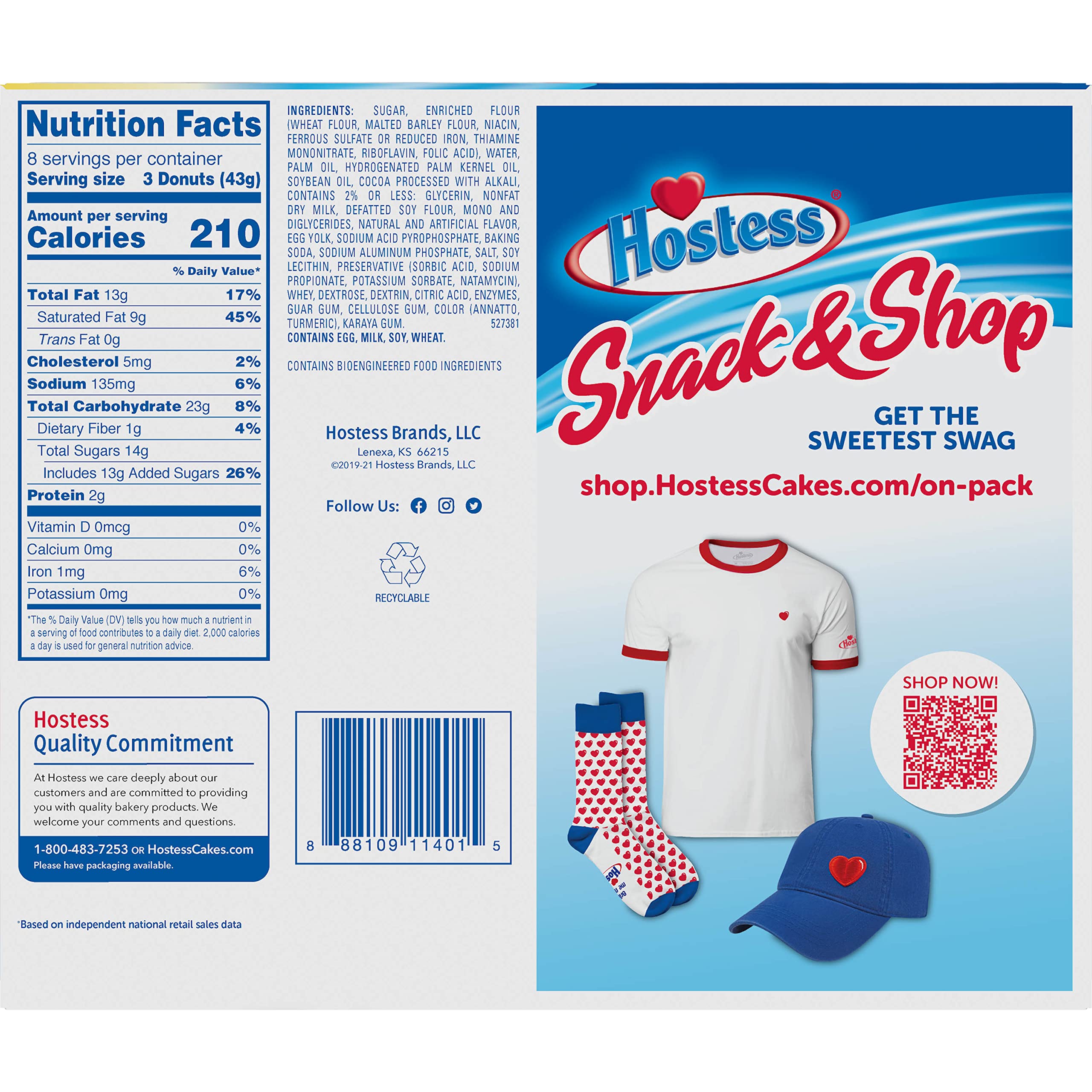 Hostess Frosted Donettes 12oz Box 4