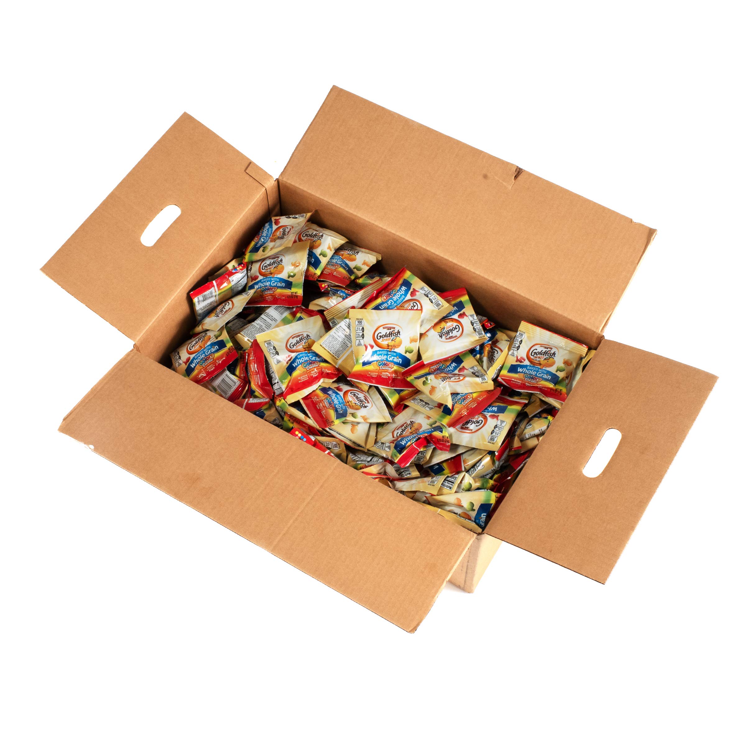 Pepperidge Farm Goldfish Whole Grain Snack Crackers, Cheddar Colors, .75 Ounces, Pack of 300 4