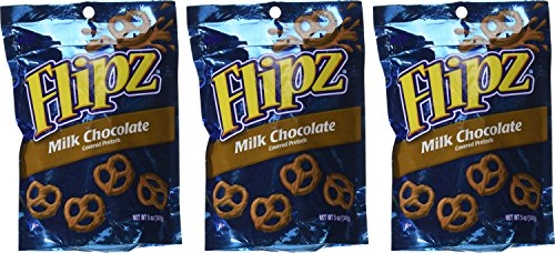 Flipz Milk Chocolate Covered Pretzels, 5 oz, 3 pk 4