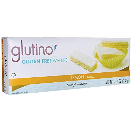 Glutino Gluten Free Wafer Cookies Lemon 7.10 OZ | 6 Pack