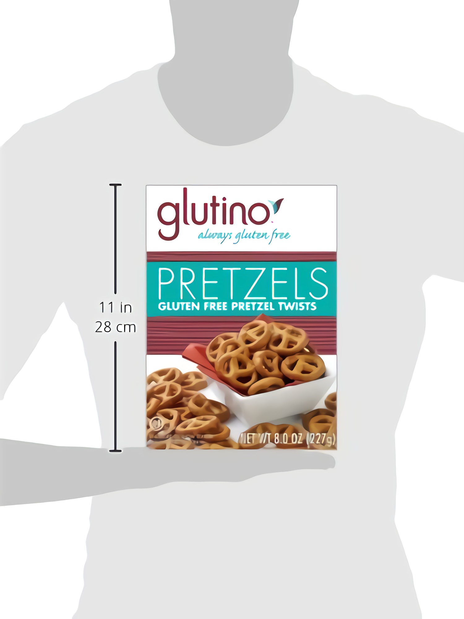 Glutino Gluten Free Pretzel Twists, 8-Ounce Bags (Pack of 12) 5