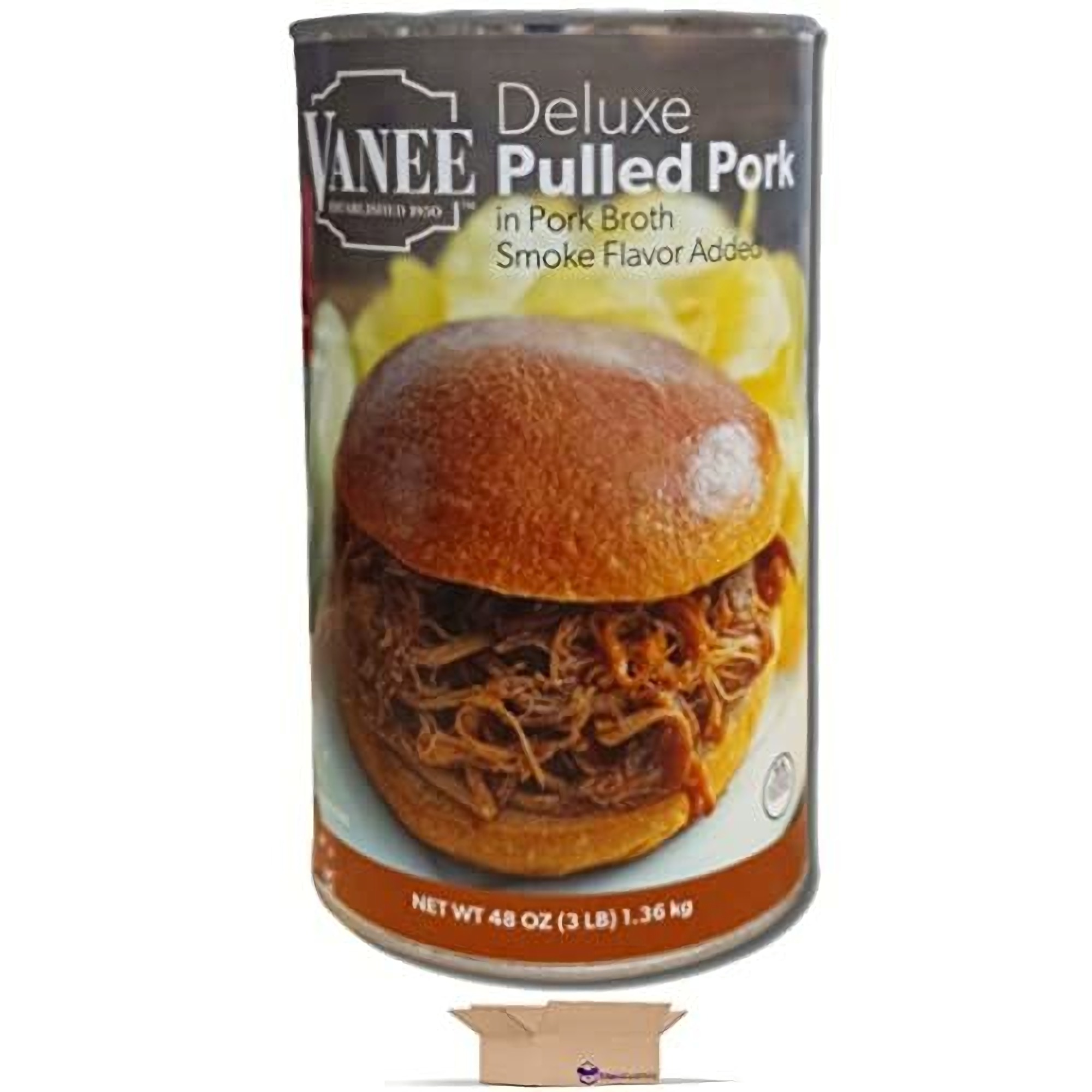 Vanee Deluxe Pulled Pork Value Pack | 48 Ounce Can | Pack of 2 3