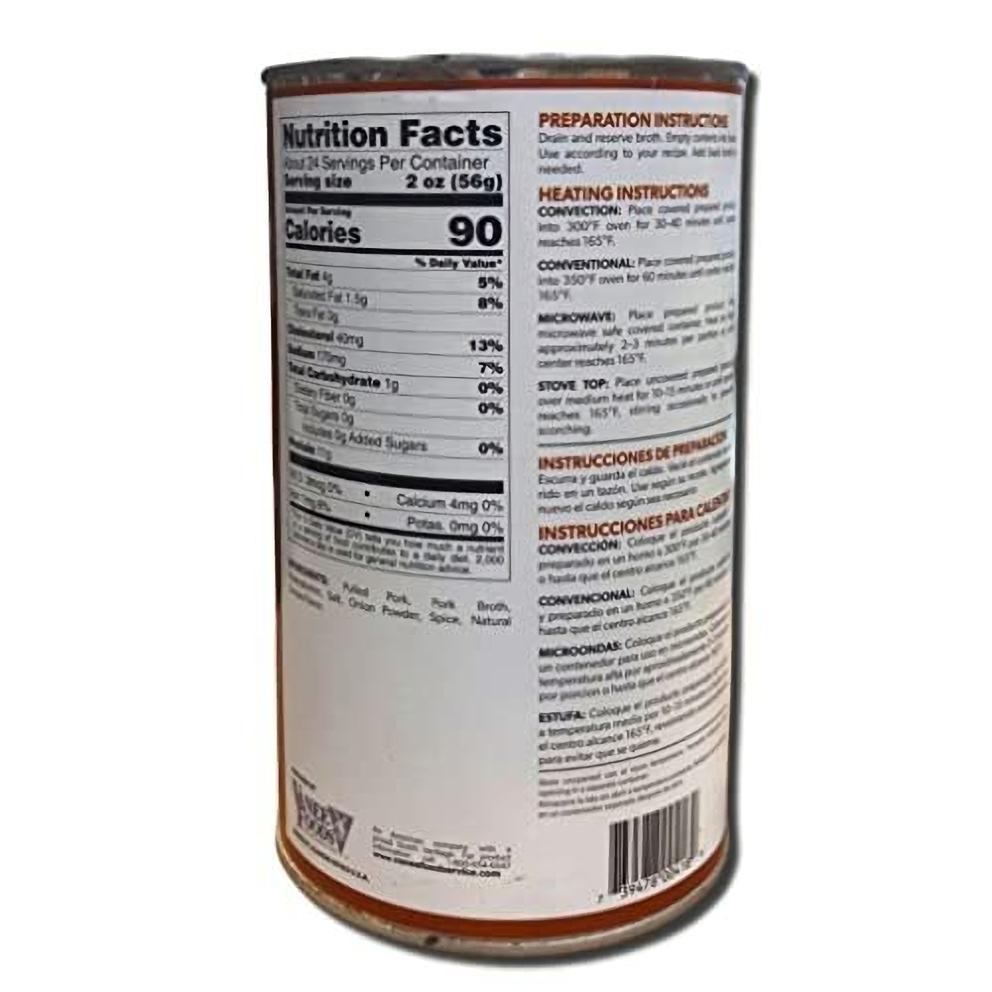 Vanee Deluxe Pulled Pork Value Pack | 48 Ounce Can | Pack of 2 4